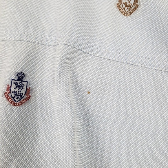 Escada Light Blue Blouse with Embroidered Accents - Picture 6 of 7